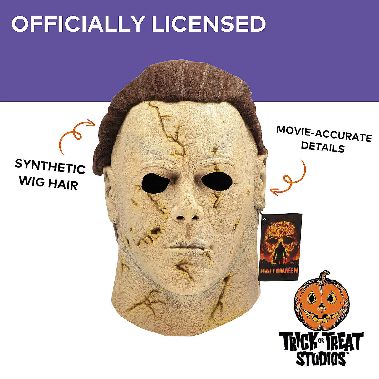 Authentic Adult Halloween Michael Myers Mask for Horror Themed Parties and Collectors