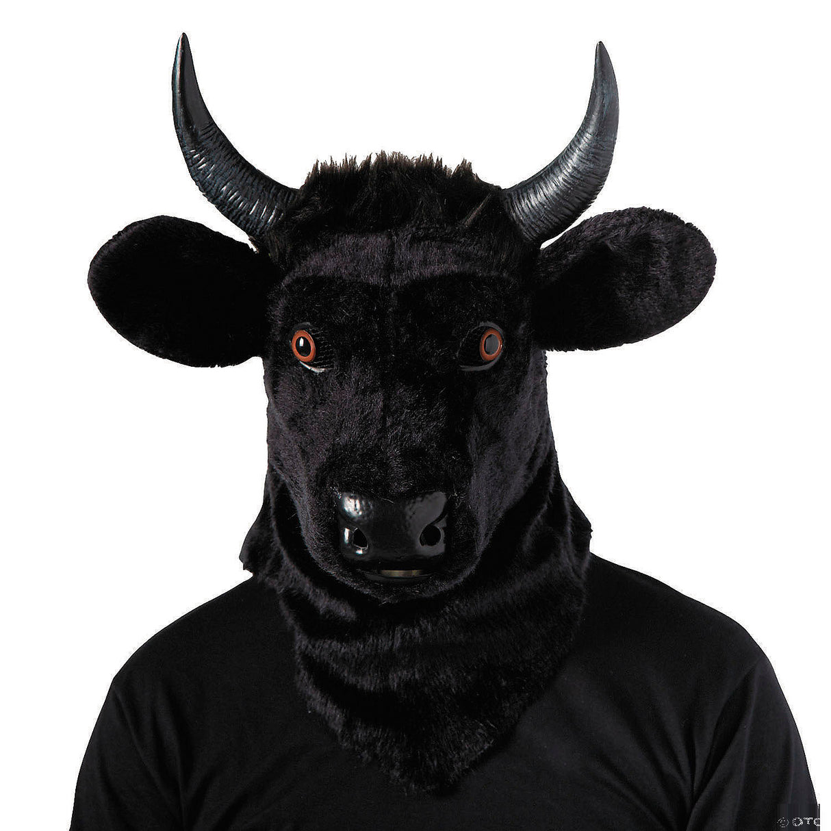 Realistic Adults Bull Moving Mouth Overhead Mask for Halloween Parties Fun and Costume Contests