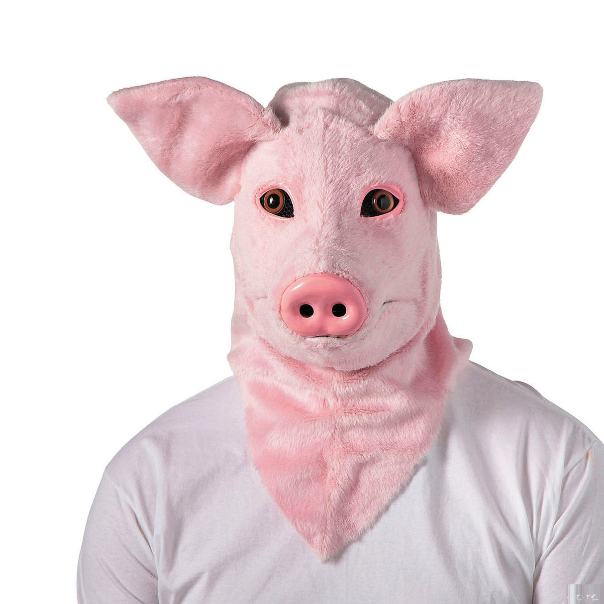 Realistic Adults Pig Moving Mouth Overhead Mask for Halloween Parties and Costume Events