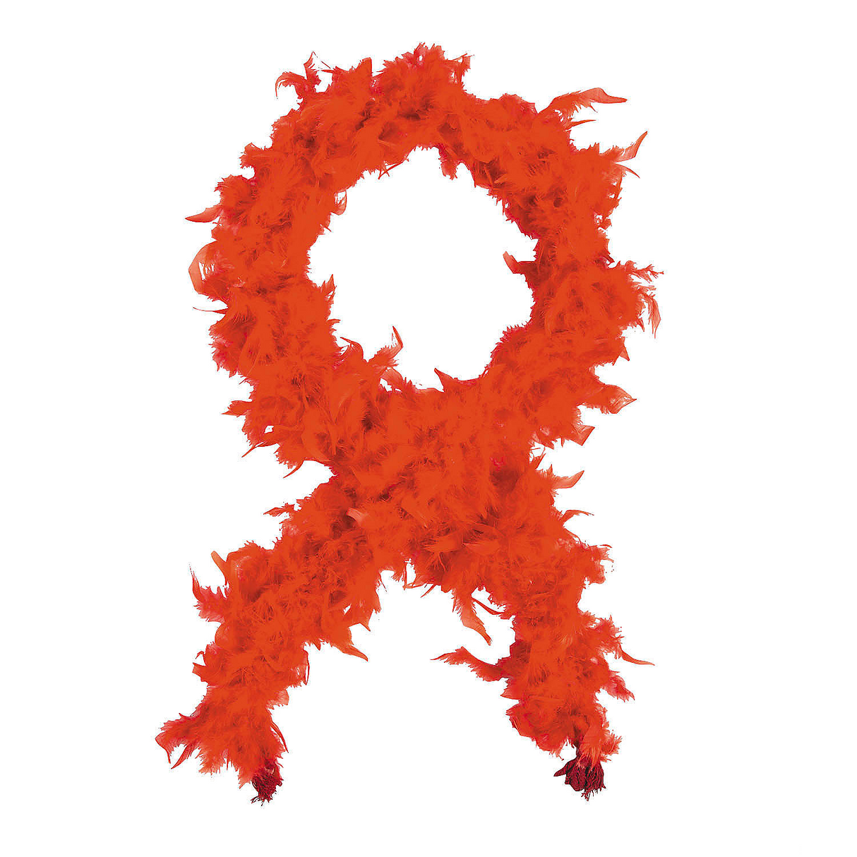 6 Ft. 40-Gram Solid Red Feather Boa