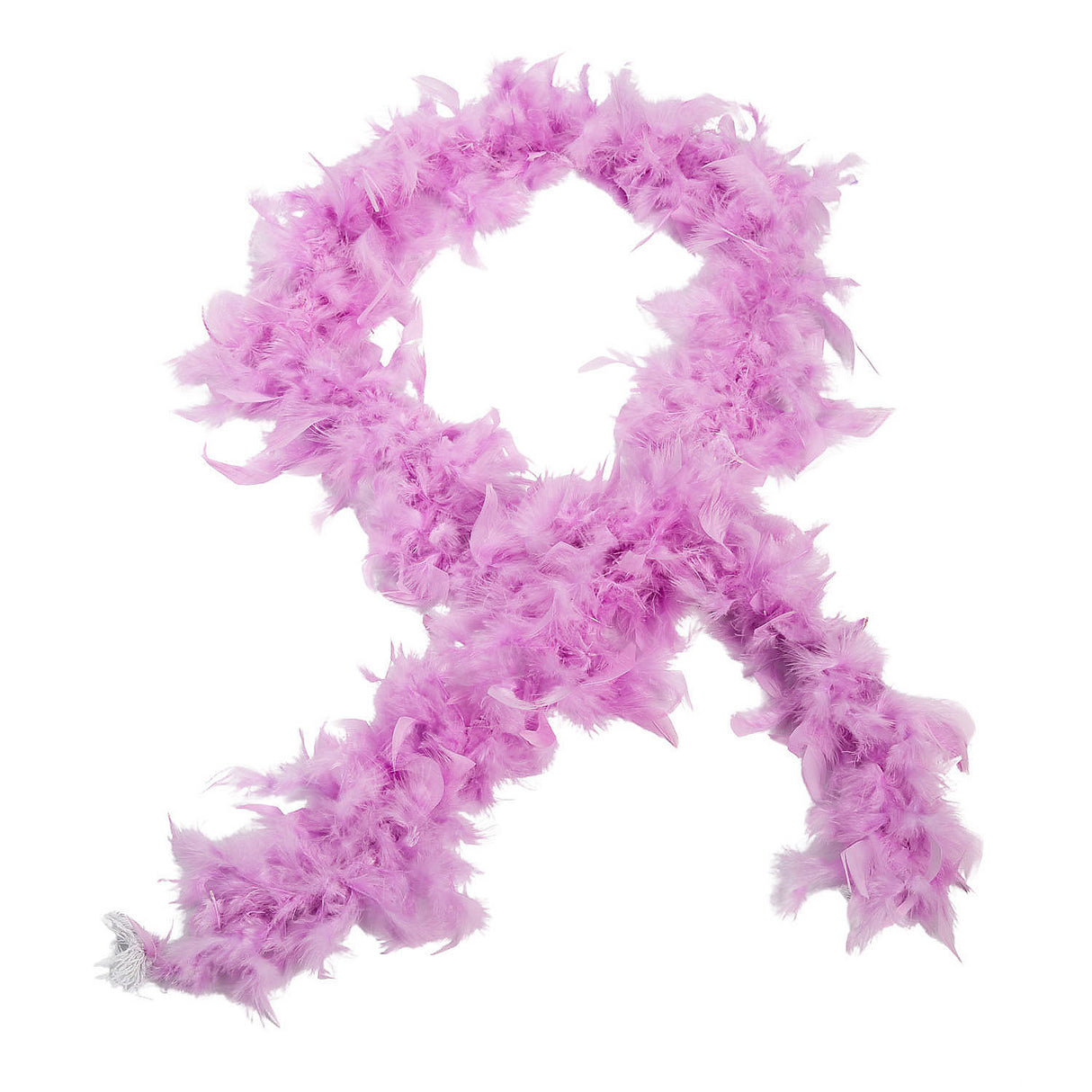 Vibrant 6 Ft Light Purple Feather Boa for Halloween Parties Stage Performances and Costume Accessory