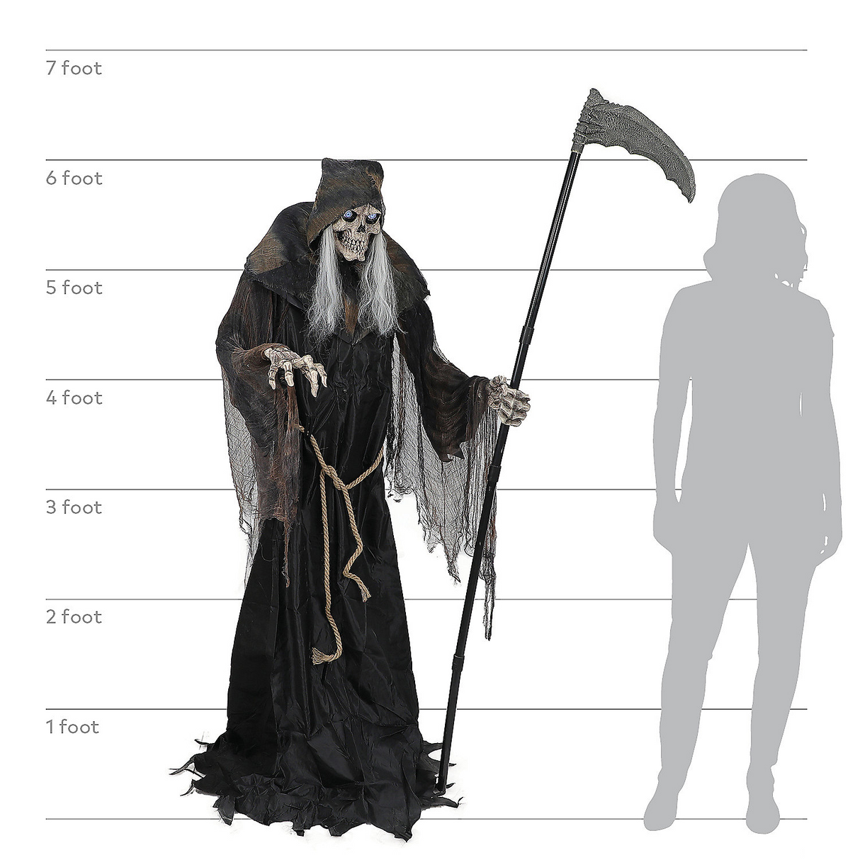 Lunging Reaper DigitEye Animated Prop 6 inches