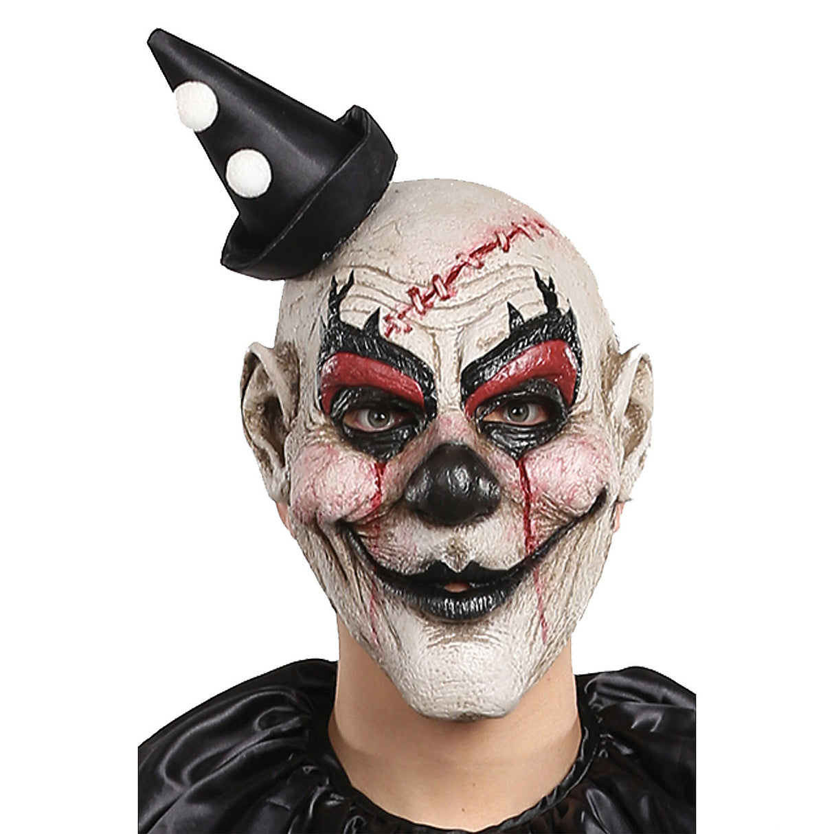 Creepy Adult Killjoy Clown Mask for Halloween Costume Parties and Spooky Events
