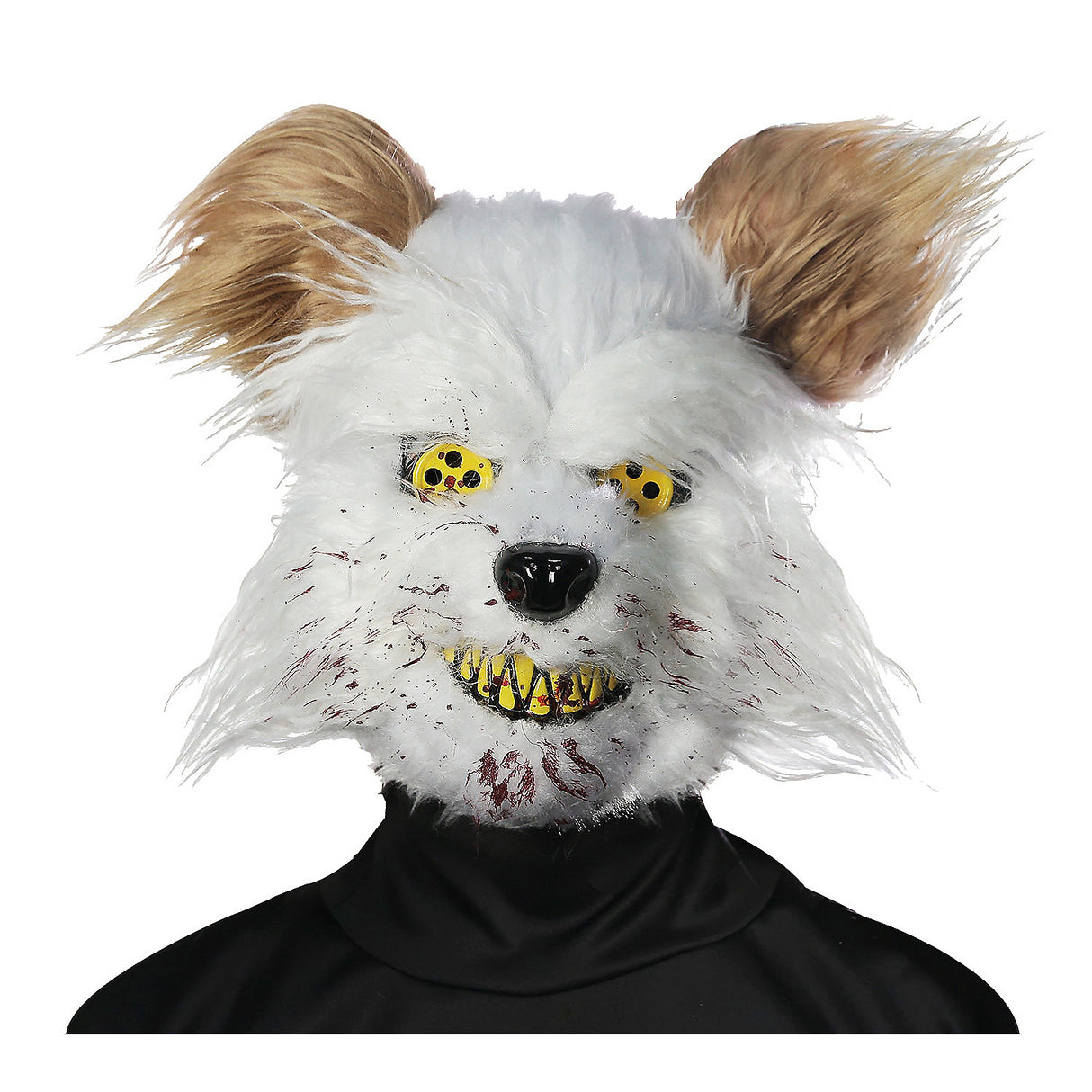 Furry Terror Terrier Mask for Halloween Frights and Spooky Costume Parties