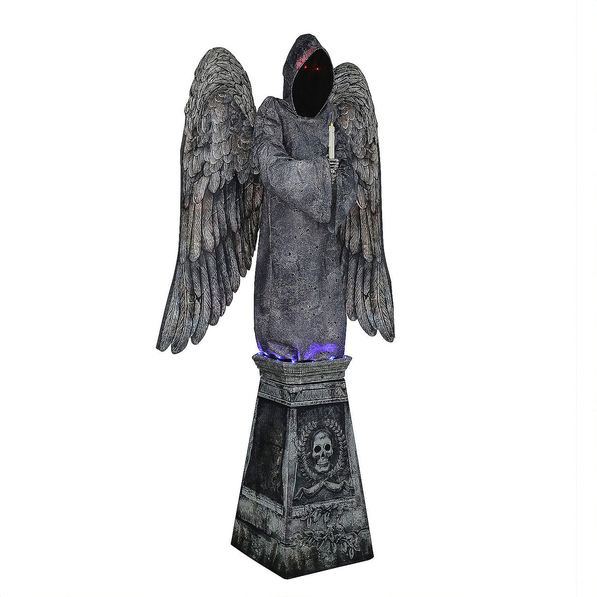 Cemetery Angel Animated Halloween Prop for Spooky Decor Haunted Houses and Halloween Parties