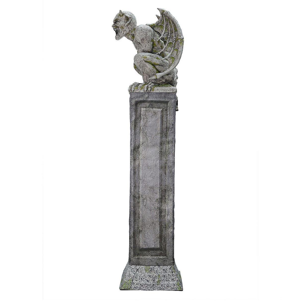 Oversized Gargoyle Pillar Animated Halloween Prop 96"
