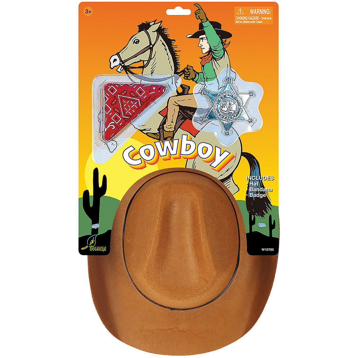 Cowboy Accessories Set for Kids Dress Up Halloween Parties and Western Themed Events