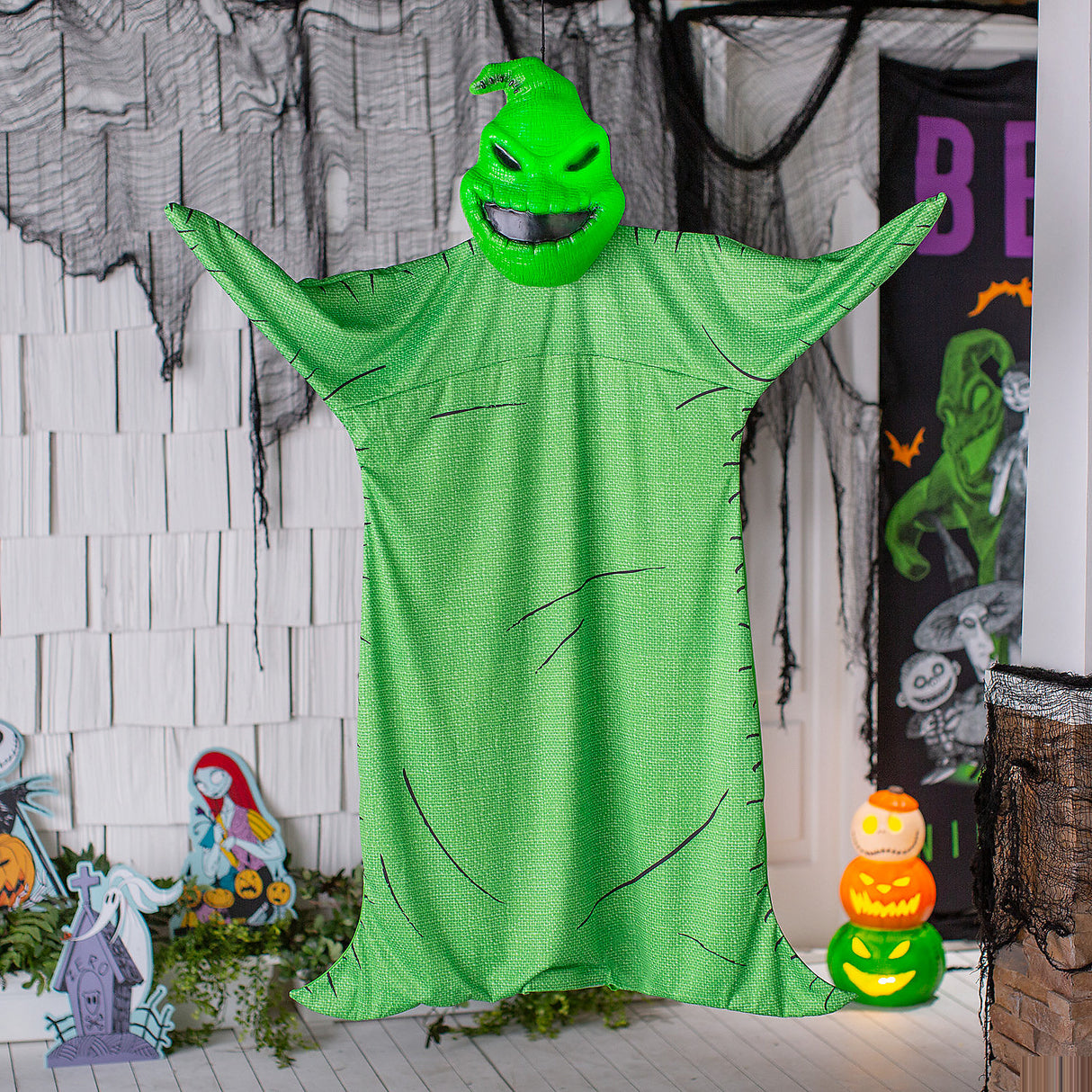 Light-Up Oogie Boogie Halloween Decoration for Spooky Parties and Themed Events