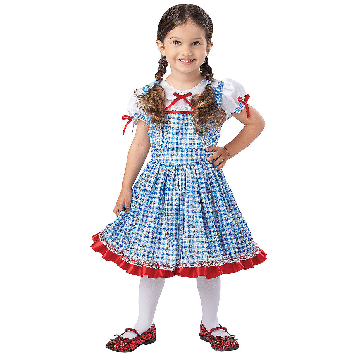 Adorable Toddler Farm Girl Costume for Halloween Events Dress-Up Parties and Playtime Fun