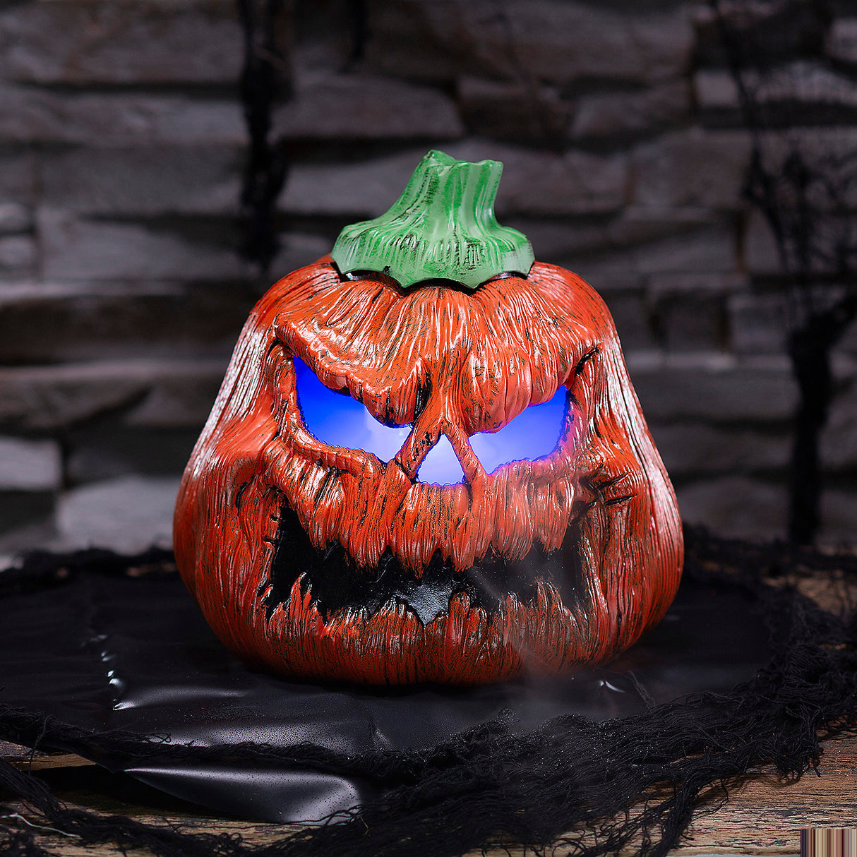 Pumpkin Mister Fog Machine for Halloween Parties Haunted Houses and Spooky Decor