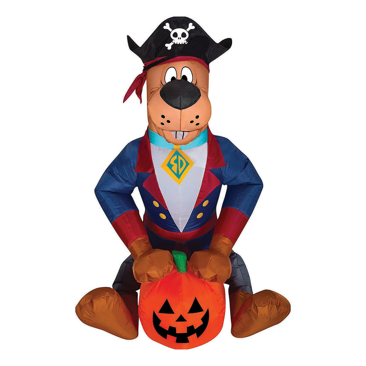 Inflatable Scooby Doo Pirate Airblown for Halloween Yard Decorations and Outdoor Fun
