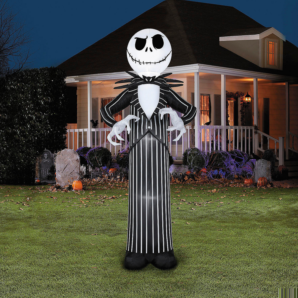 10 Ft. Airblown Inflatable The Nightmare Before Christmas Jack Skellington Outdoor Yard Decoration