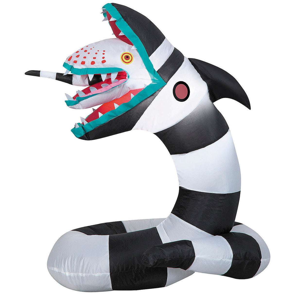 Inflatable Beetlejuice Sandworm Halloween Yard Decoration for Spooky Outdoor Displays and Halloween Parties