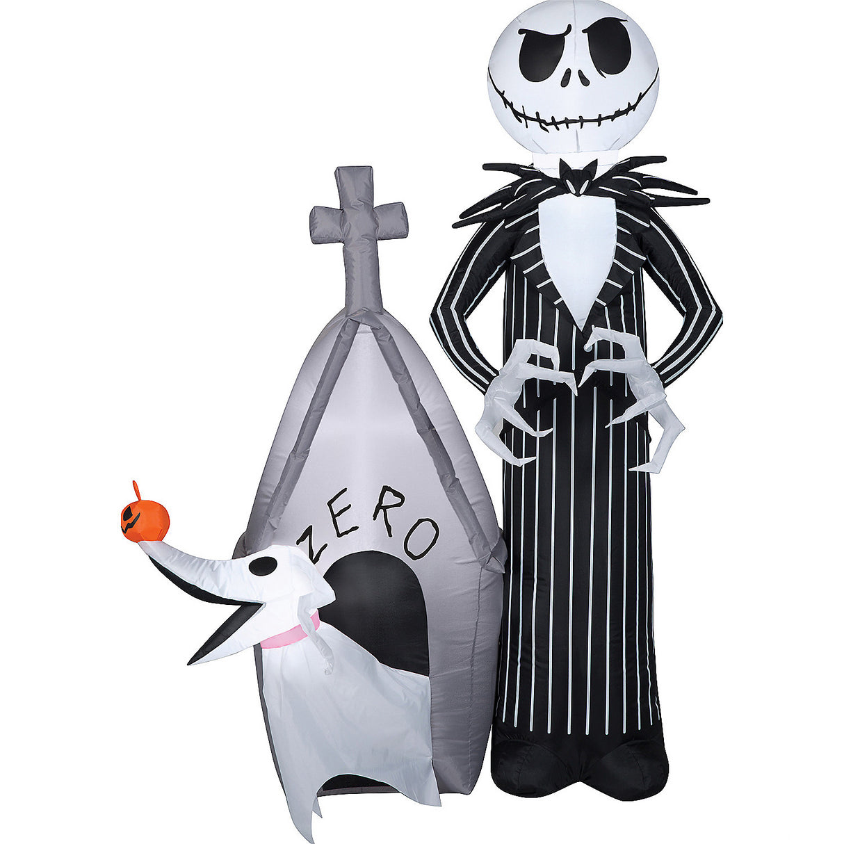 Airblown Jack and Zero House for Halloween Decoration and Outdoor Festivities