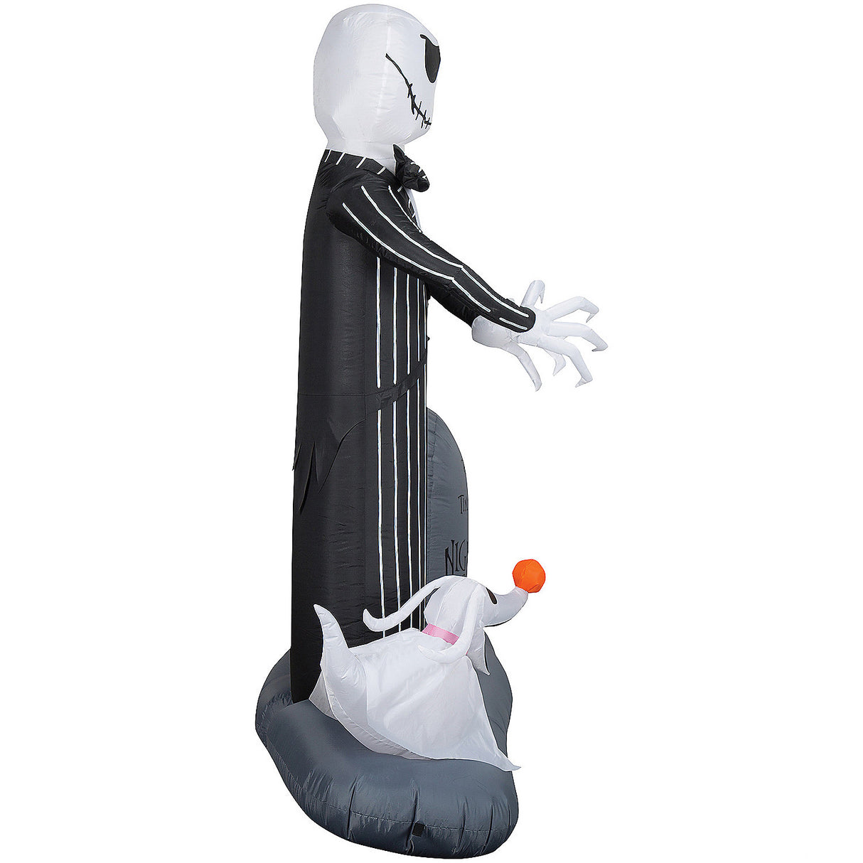 Large Inflatable Jack Skellington for Halloween Yard Decor Parties and Outdoor Celebrations