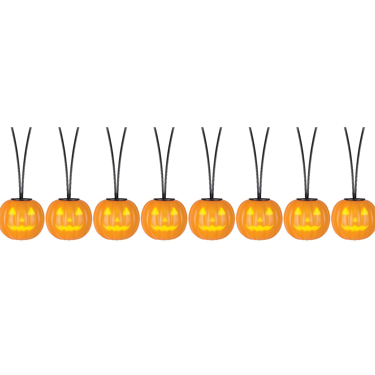 Lightshow Musical Jack O Lanterns String for Halloween Parties Fun Decor and Holiday Events