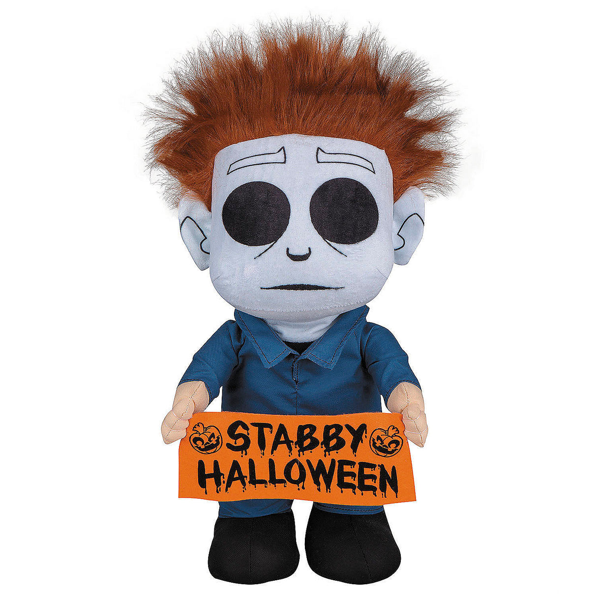 Spooky 18 Inch Michael Myers Tabletop Decoration for Halloween Parties and Horror Themed Events