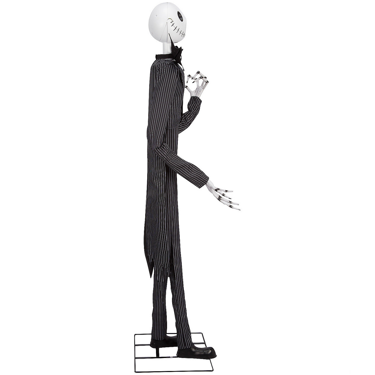 Deluxe Jack Skellington with Black & Purple Suit Animated Halloween Prop 78"