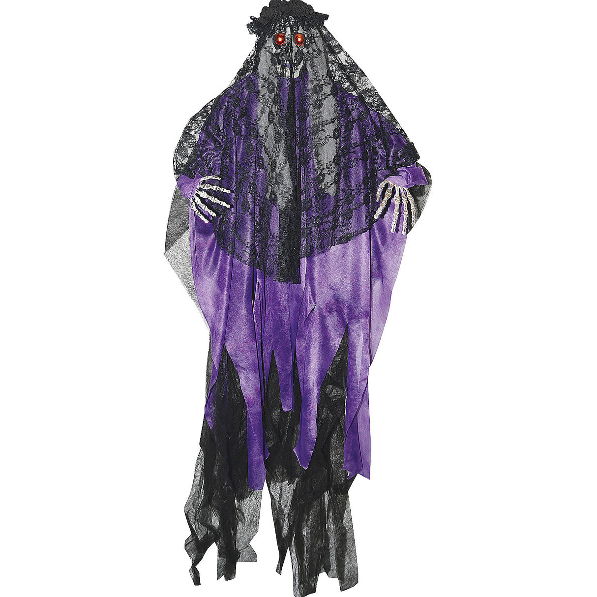 Bewitched Ghost Bride Costume for Halloween Haunted Events and Spooky Celebrations
