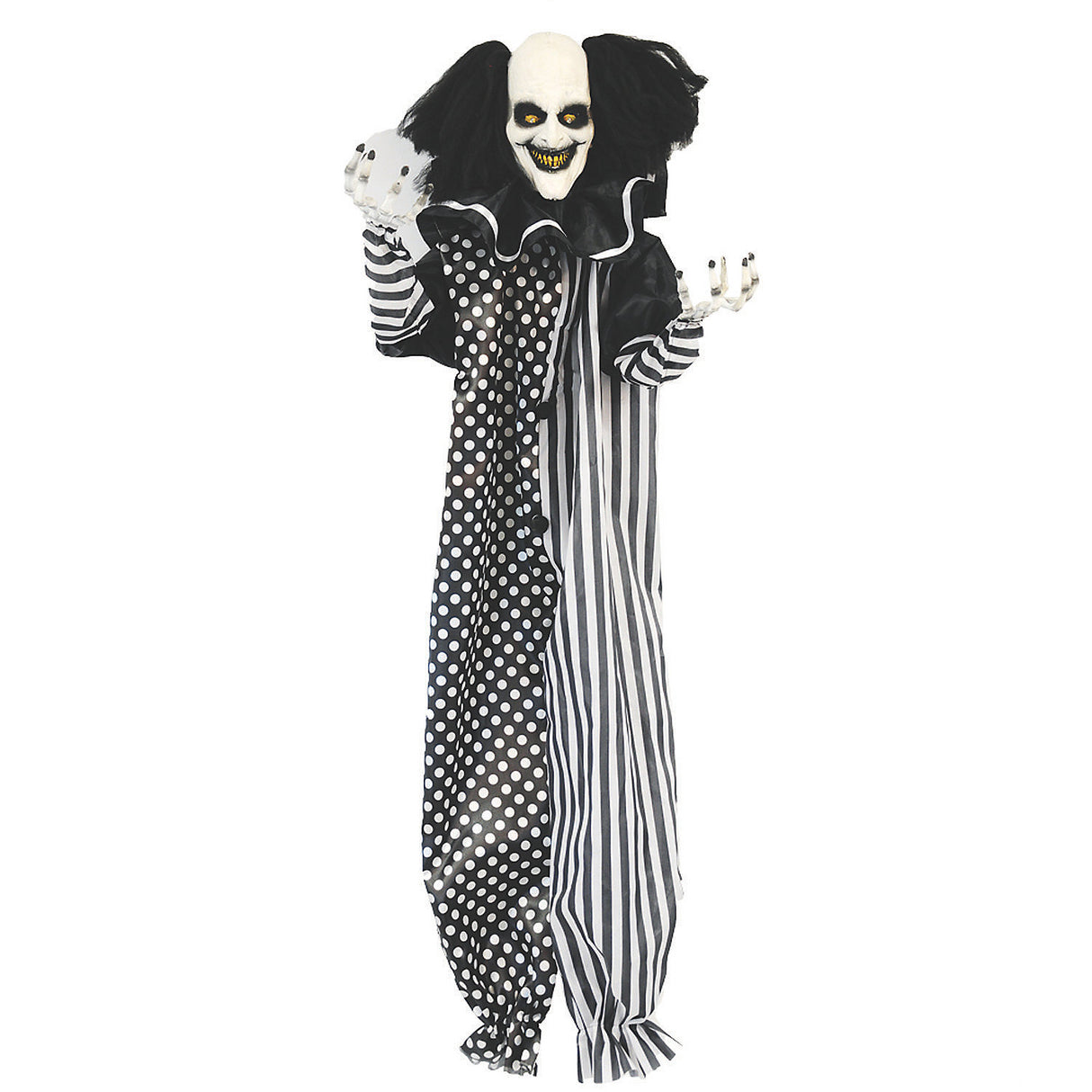 Spooky Hanging Light Up Clown Decoration for Halloween Haunted Houses and Carnival Parties