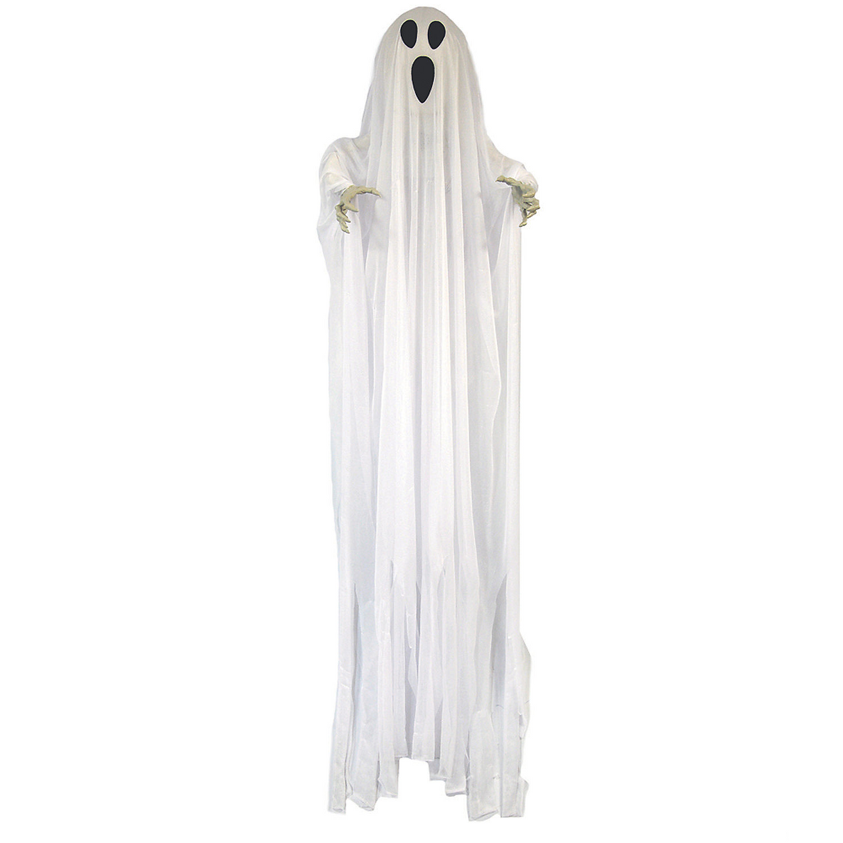 Shaking Ghost Halloween Decoration with Light and Sound, 5 Ft