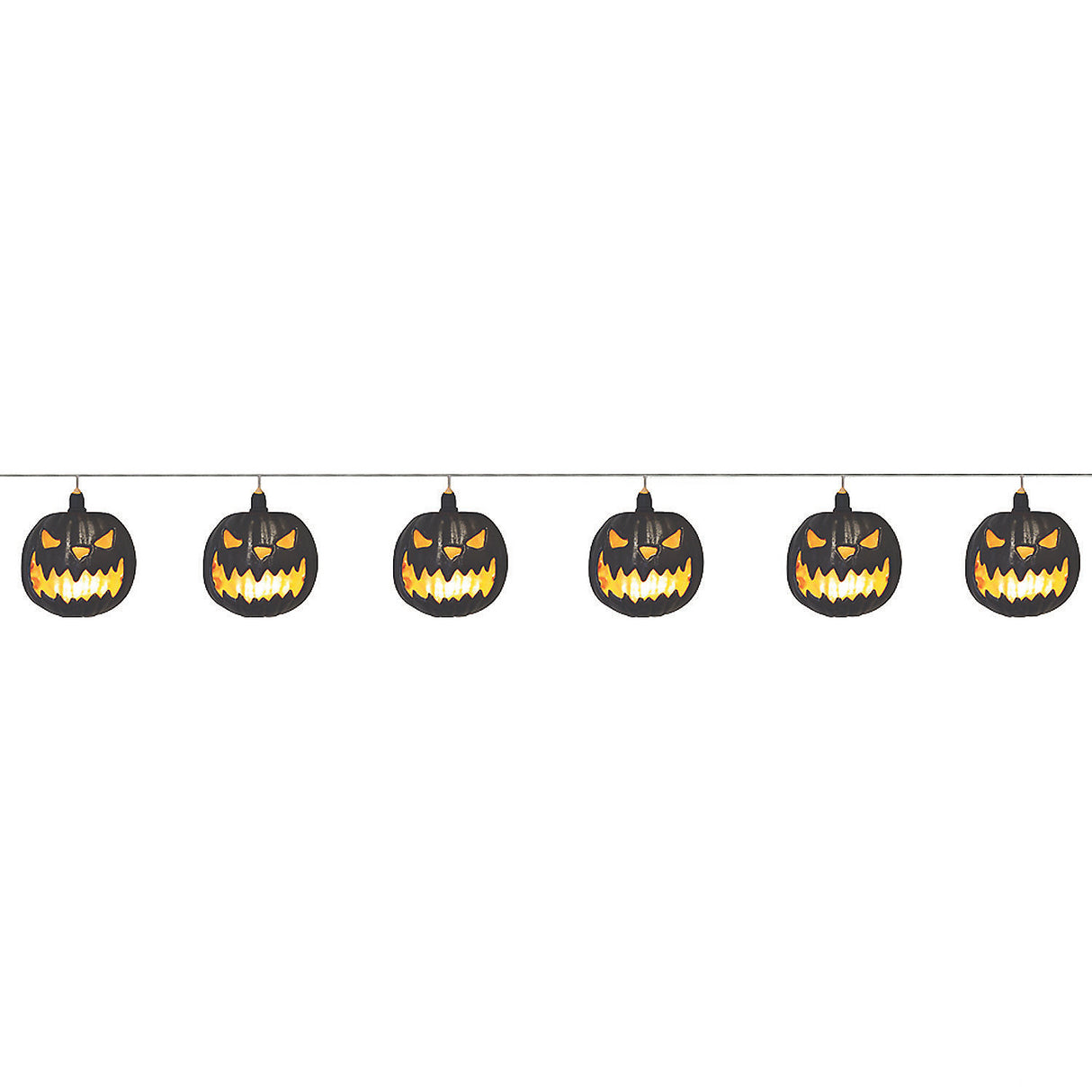 Illuminate Your Halloween with Light Up Pumpkin Garland for Spooky Parties and Festive Decor