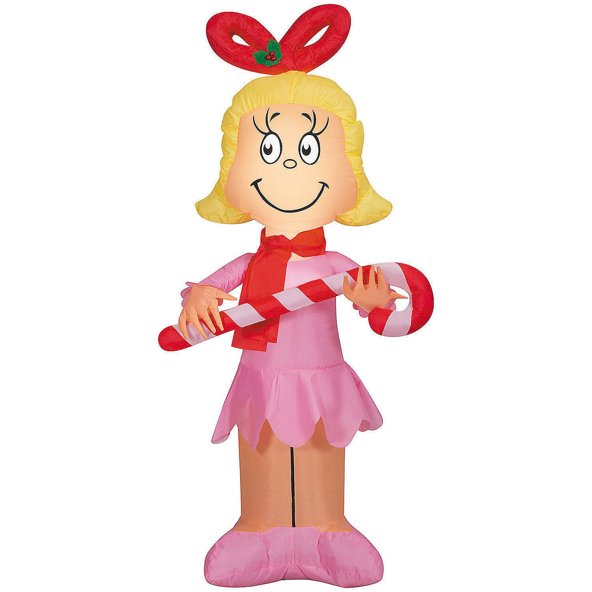 4 Ft Inflatable Dr Seuss Grinch Christmas Decoration for Holiday Yard Displays and Festive Celebrations