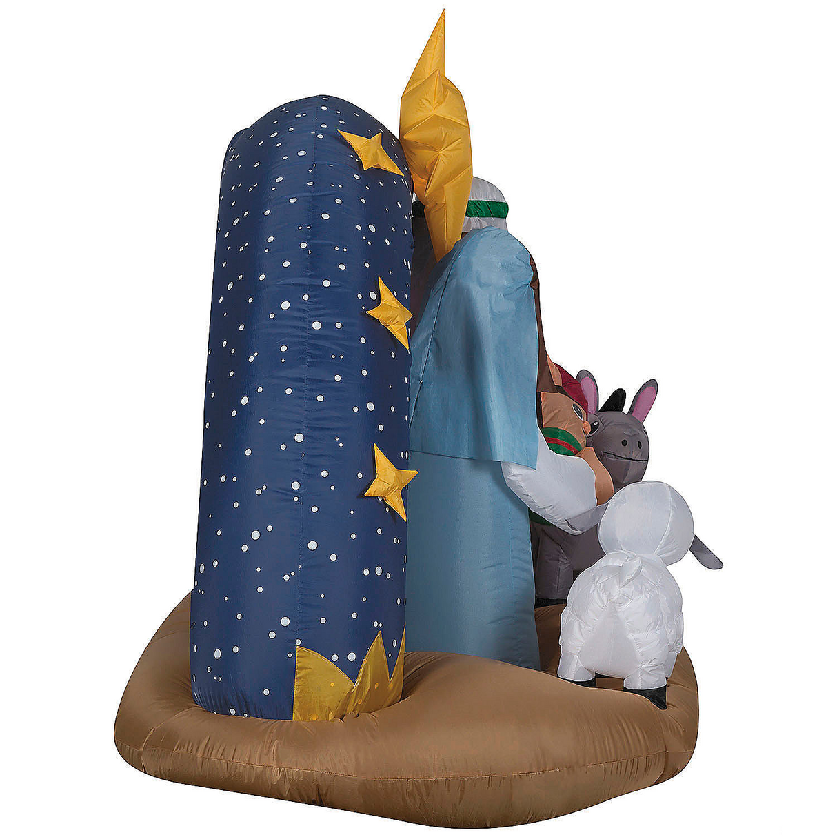 Airblown Snowy Night Nativity Scene 78" Inflatable Christmas Outdoor Yard Decor