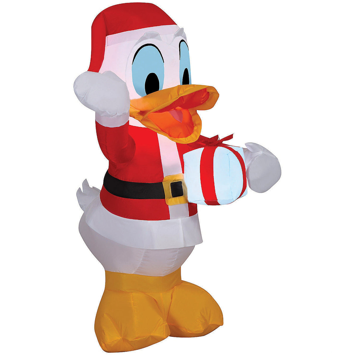 Adorable Airblown Inflatable Santa Donald Duck for Christmas Outdoor Decorations and Holiday Cheer
