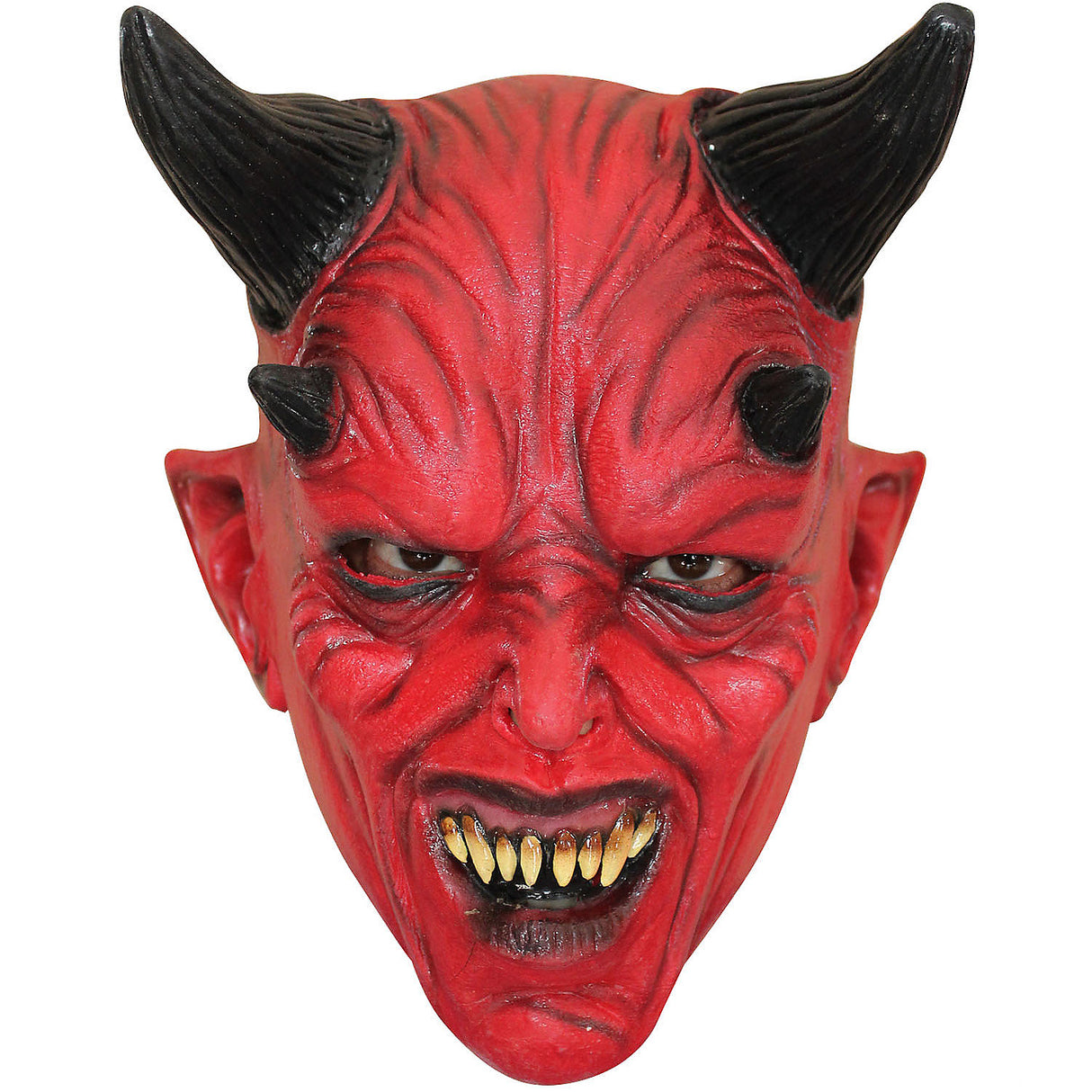 Classic Devil Junior Latex Mask for Halloween Costume Parties and Theatrical Performances