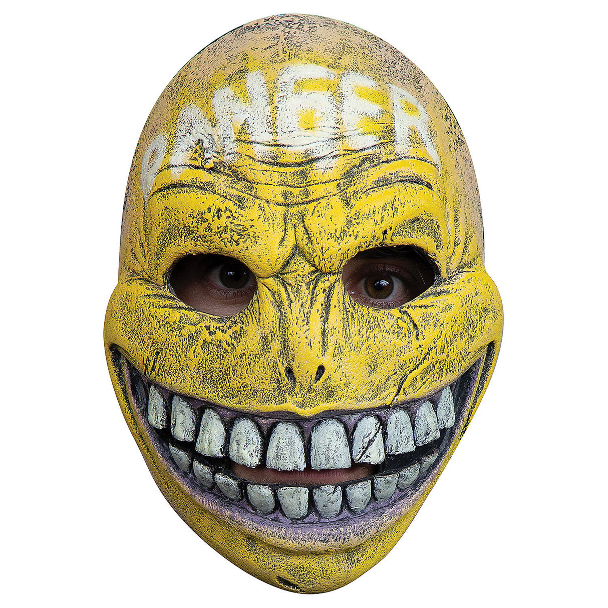 Spooky Gid Danger Smiley Mask for Halloween Parties and Costume Events