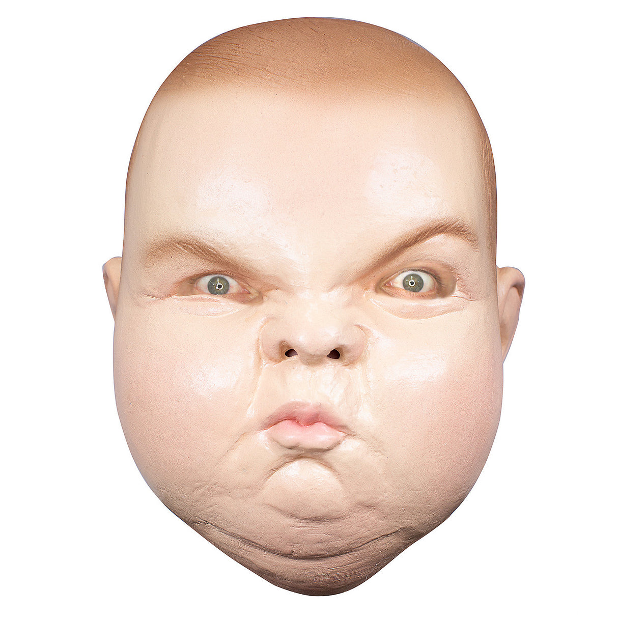 Grumpy Baby Latex Mask for Halloween Themed Parties and Costume Events
