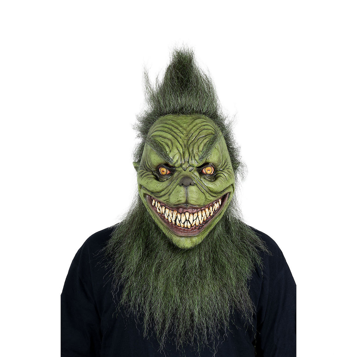 Grumpy Monster Overhead Latex Mask for Halloween Costume Parties and Scary Themed Events
