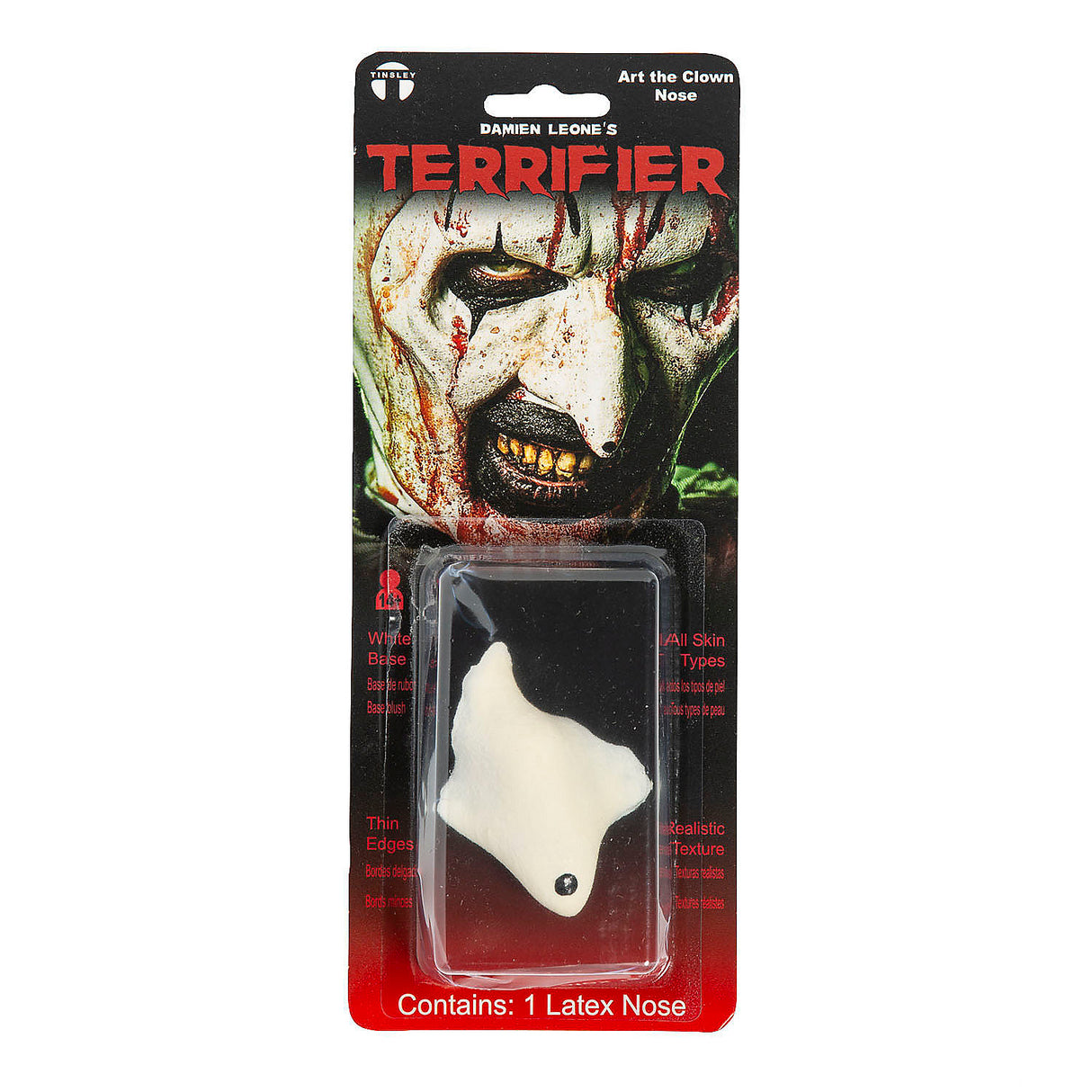 Premium Terrifier 3 Art the Clown Latex Nose Prosthetic for Halloween Costume Parties and Horror Events