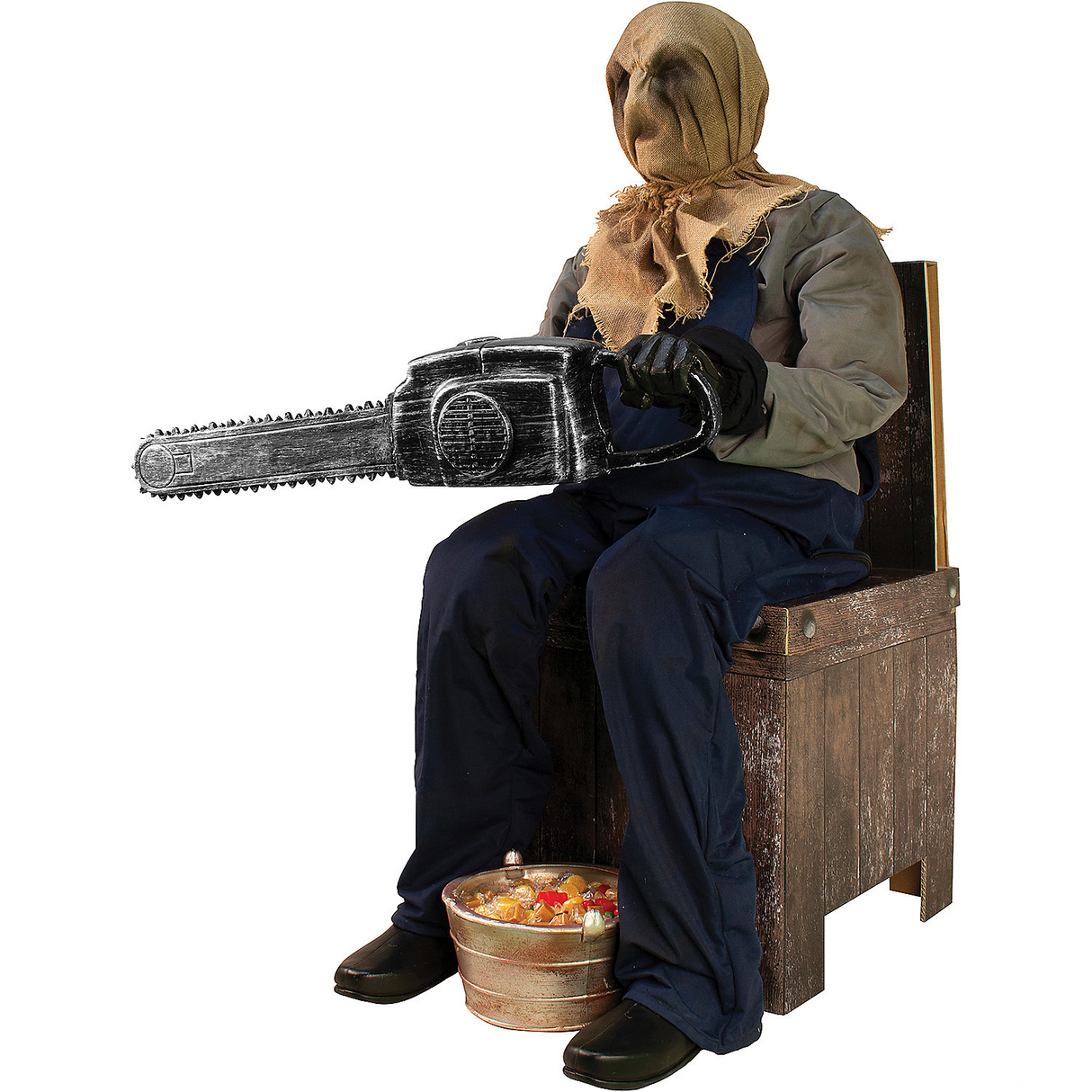Chainsaw Greeter Animated Prop 45"