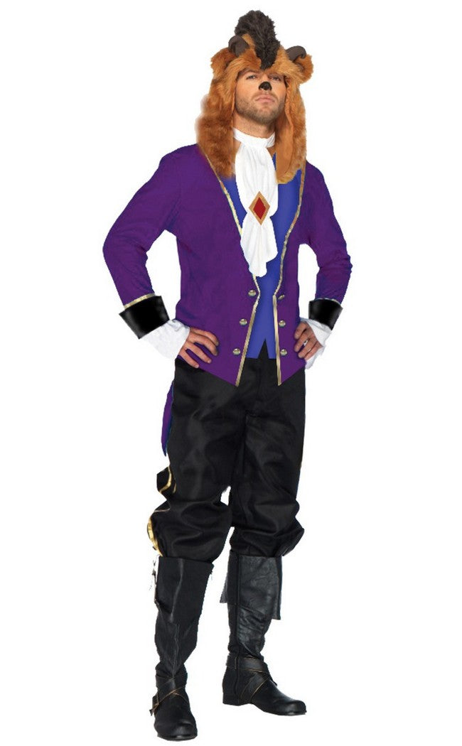 Elegant Men's Beast Costume for Halloween Parties Themed Events and Playful Adventures