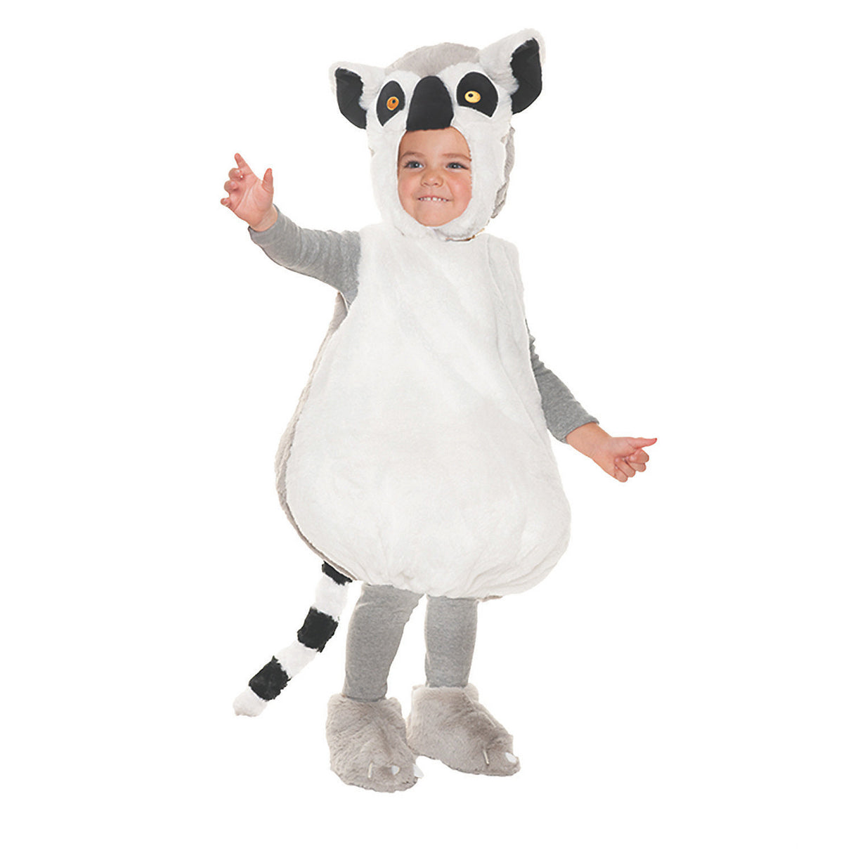 Adorable Ring Tail Lemur Tod Costume for Halloween Parties and Community Events