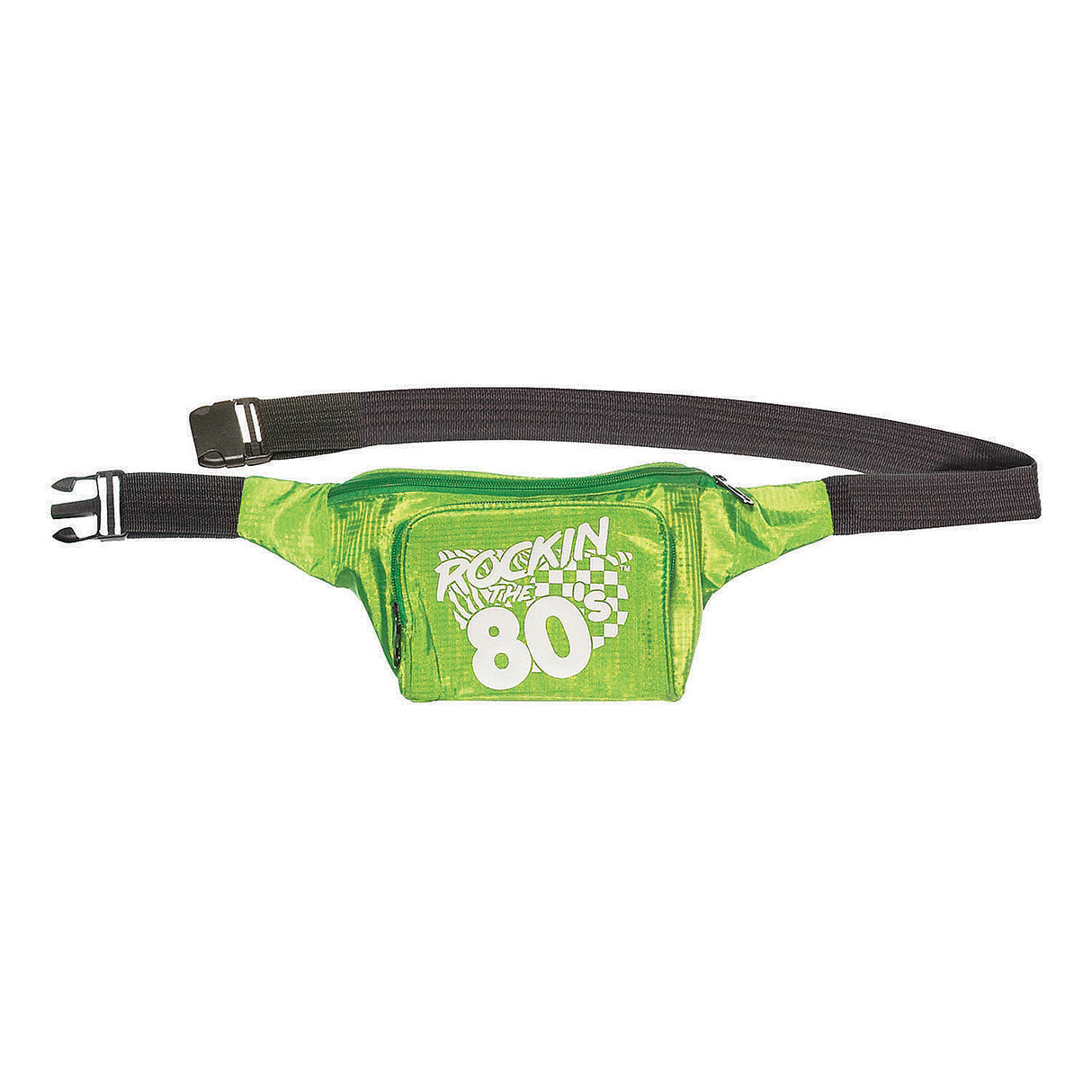 Retro Green Fanny Pack for 80s Costume Parties Festivals and Unique Style