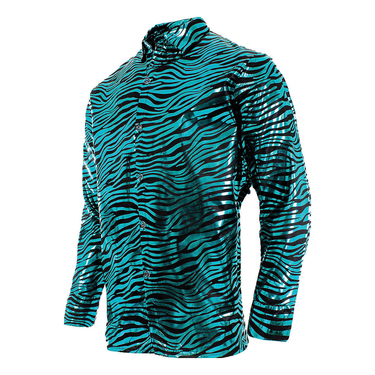 Adult Tiger Blue Shirt for Halloween Pranks Parties and Costume Themed Events