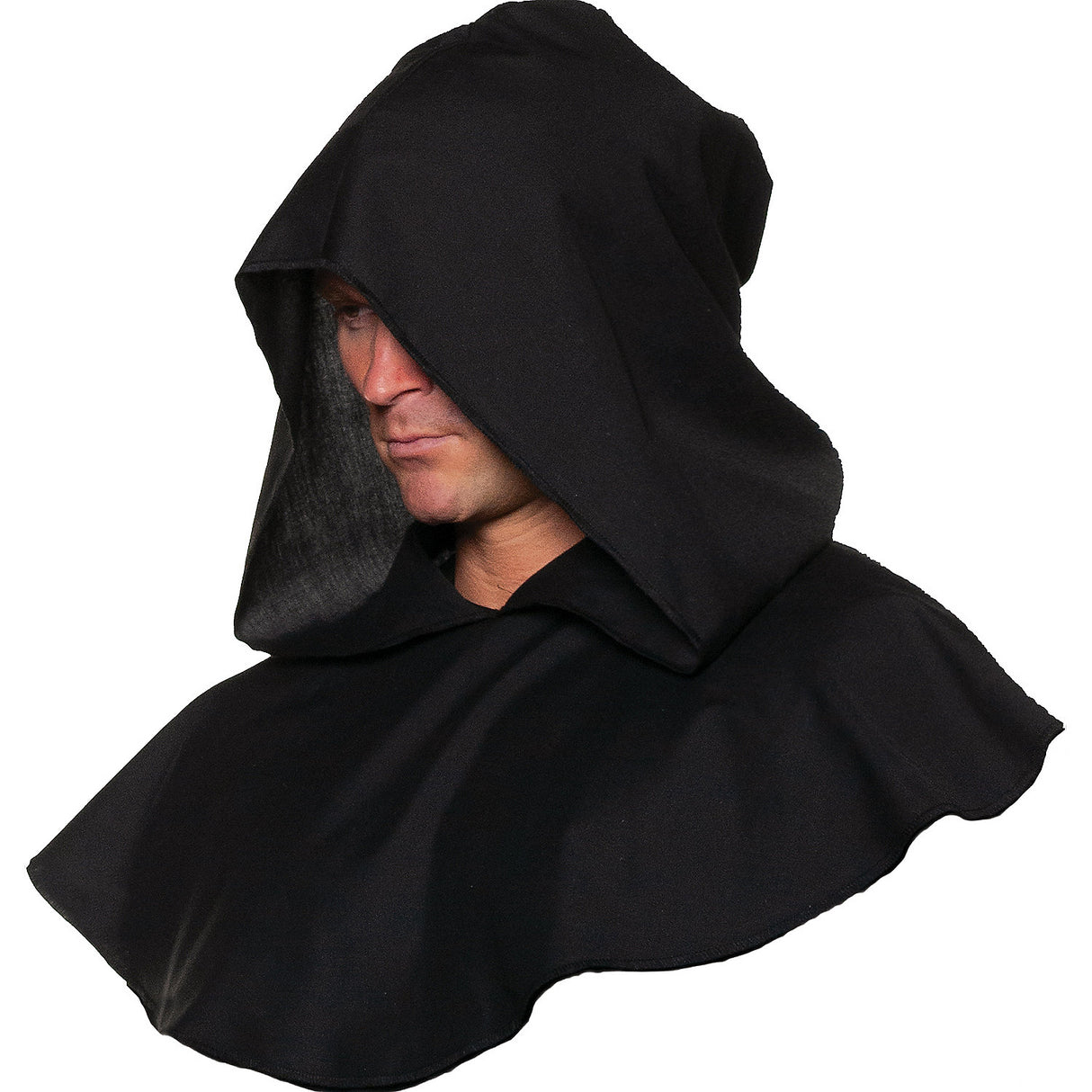 Classic Adult Monk Hood for Halloween Parties Themed Events and Religious Costumes