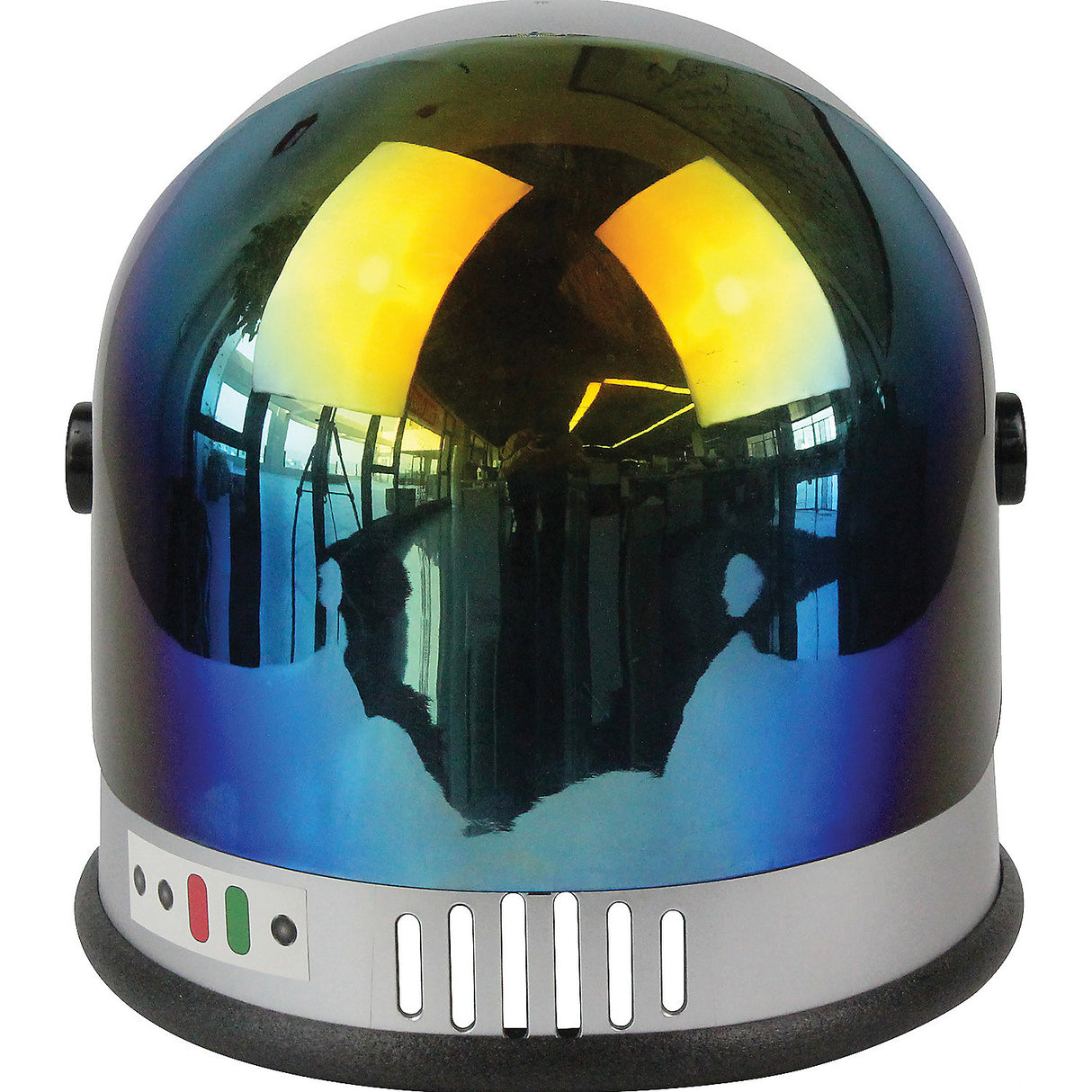 Stylish Helmet Space Silver OS for Halloween Parties and Sci-Fi Events