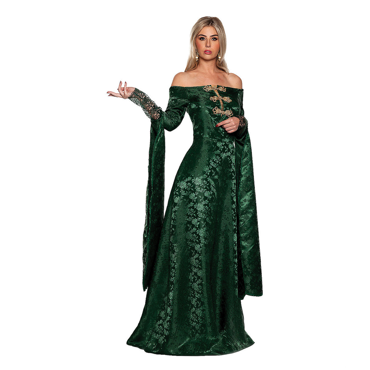 Elegant Women's Renaissance Queen Costume for Themed Parties Halloween Celebrations and Historical Events