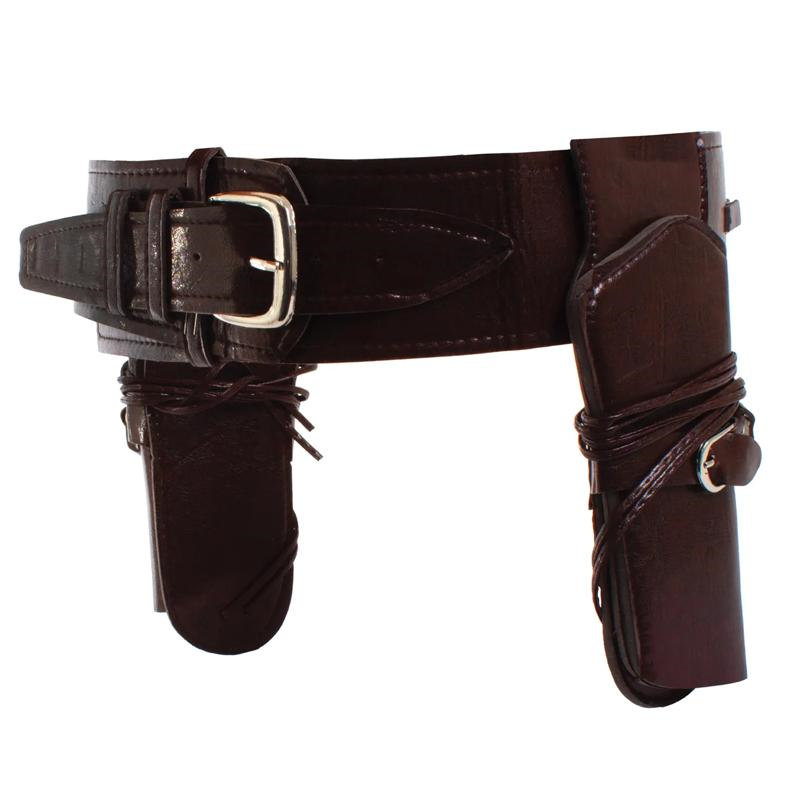 Adults Cowboy Belt with Double Holster Costume Accessory