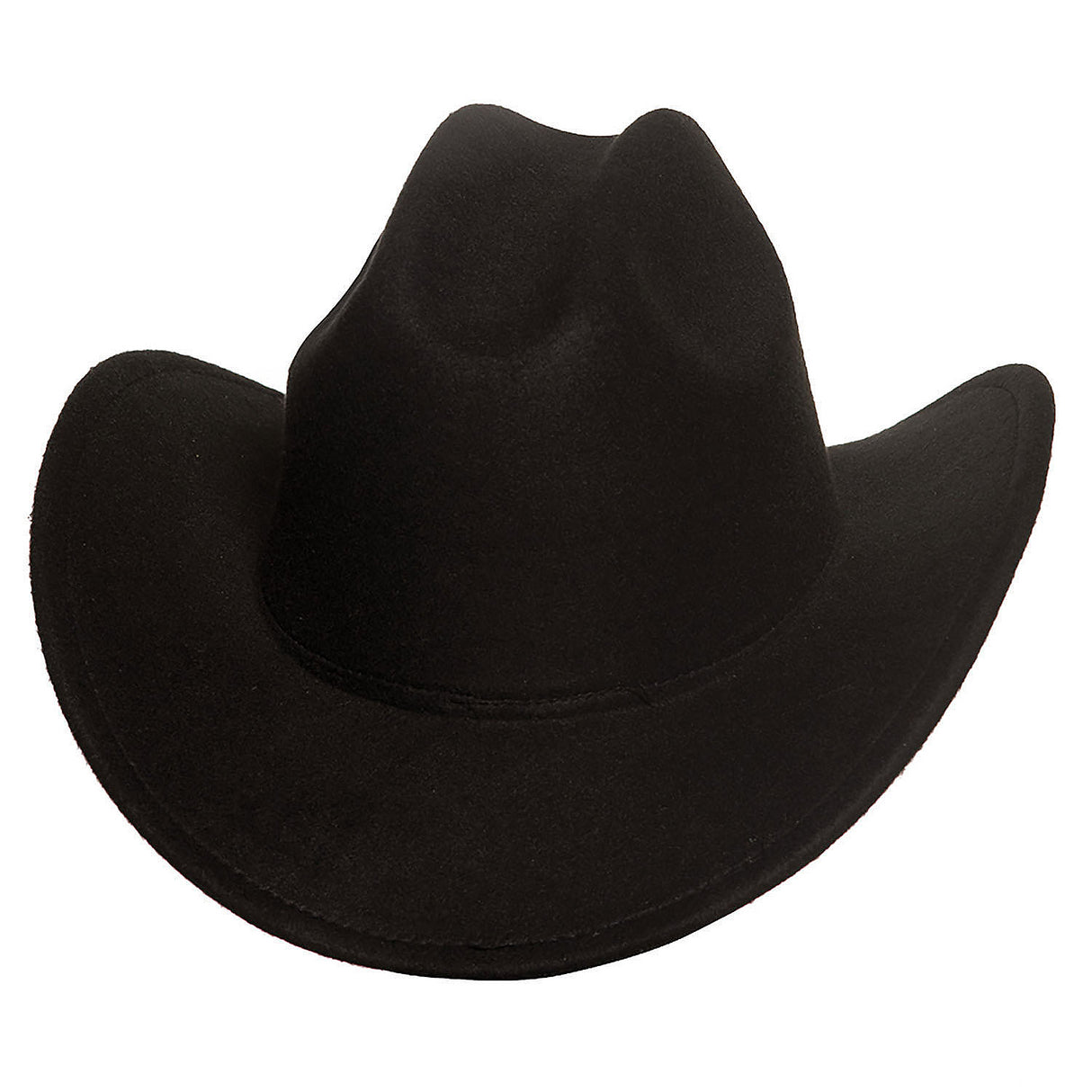 Premium Adults Black Cattleman Cowboy Hat for Western Costume Parties and Themed Events