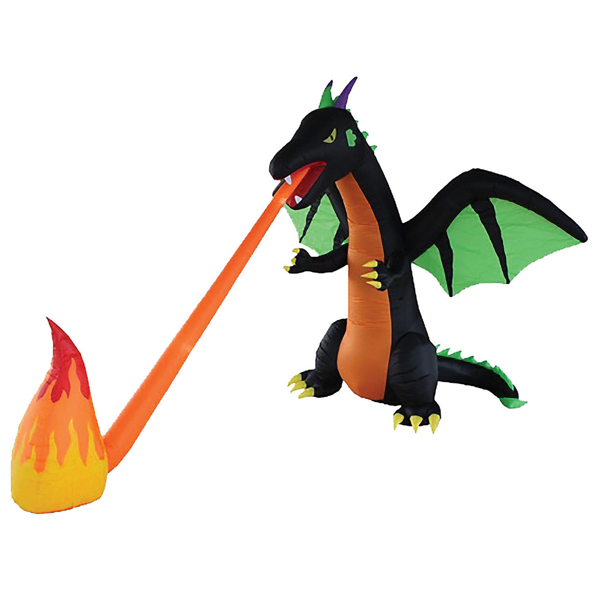Giant Fire Breathing Dragon Inflatable Decoration for Halloween Parties Outdoor Displays and Yard Decor