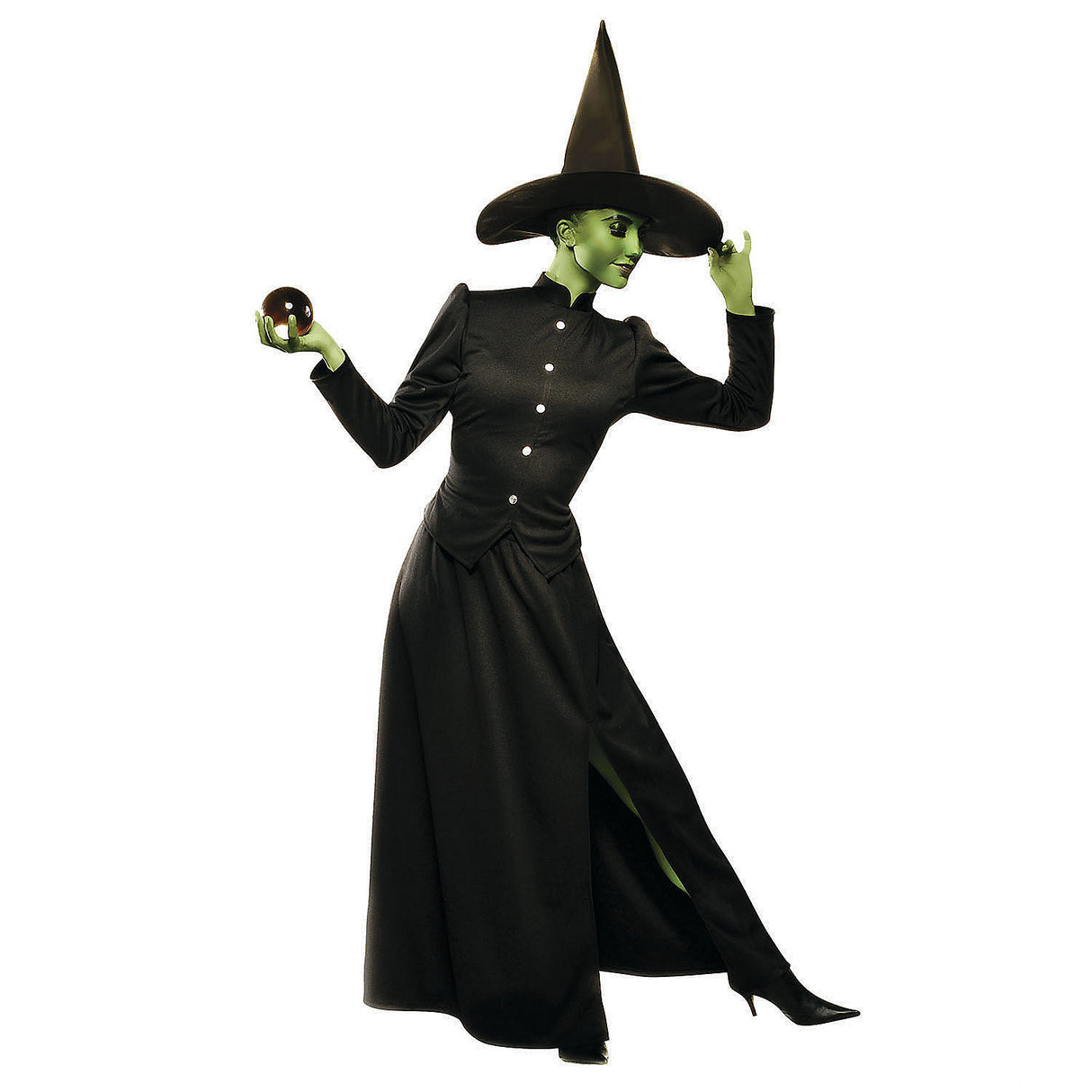 Classic Women's Witch Costume for Halloween Theme Parties and Creative Celebrations