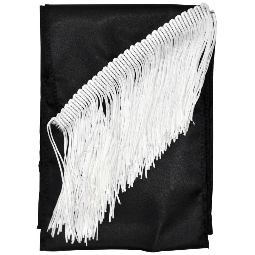 Sash Fringed Black