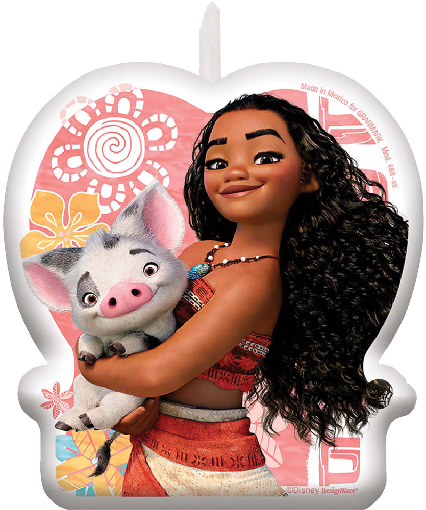 Disney Moana Birthday Candle Set for Themed Parties and Cake Celebrations