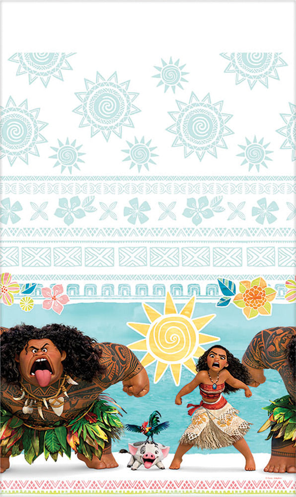 Disney Moana 1st Table Cover for Birthday Parties and Themed Celebrations