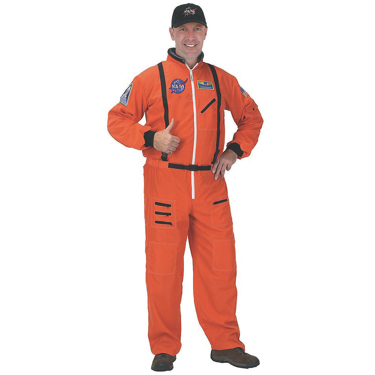 Authentic Adult Astronaut Costume for Halloween Cosplay Events and Space-Themed Parties